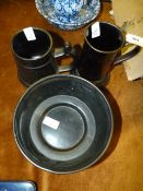 Two Tankards and a Bowl