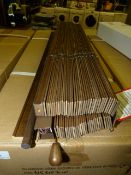 *Six Boxes Containing 4 Basswood Venetian Blinds 61.5cmx157cm