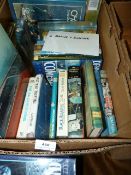 Box Containing Books on Boating, Yachting, Transport and Modeling