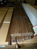 *Twenty Four 25mm Basswood Venetian Blinds 76.5cm by 107cm