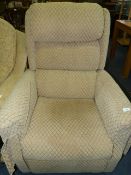 Cream Electric Reclining Chair