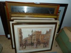 Nine Framed Prints