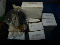 Box Containing Nine Pressure Gauges