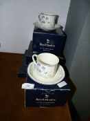 Royal Dalton Cups and Saucers