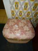 Lloyd Loom Style Ottoman