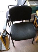Charcoal Student Chair with Writing Rest