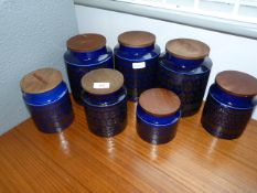 Set of Seven Hornsea Pottery Storage Jars