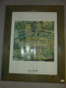 Frayed Claude Monet Print