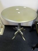 Silver Painted Shabby Chic Style Table