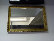 Gilt Framed Bevelled Edge Mirror