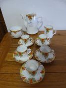 Bell China Coffee Set