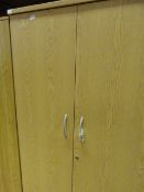 6' Stationery Cabinet in Light Oak Finish