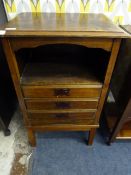 Mahogany Music Cabinet