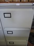 *Three Drawer Foolscap Filing Cabinet (Light Gray)