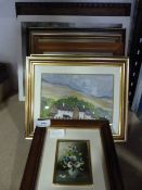 Twelve Assorted Framed Prints