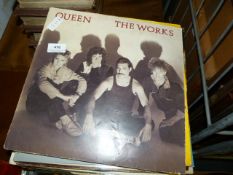 Assorted LP Records Including; Queen, Adam Ant, Vadice Night, ABBA, Etc