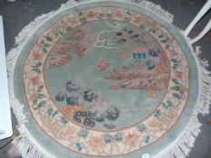 Circular Oriental Rug