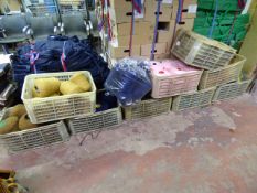Ten Boxed and Bagged Boxes Containing Wool and Yarn