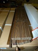 *Twenty Four 25mm Basswood Venetian Blinds Size; 61.5cm by 157cm