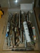 Box Containing Various Drill Bits