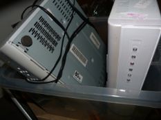 Two Sky Boxes, Telephone, Etc