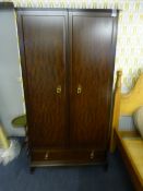Stag Minstrel Double Wardrobe Over Drawer