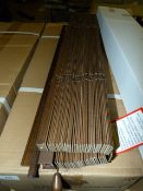 *Twenty Four 25mm Basswood Venetian Blinds Size; 61.5cm by 157cm
