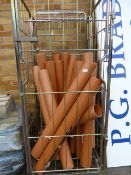 Trolley Containing 4 inch Waste Pipe