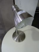 Brushed Stainless Steel Table Lamp