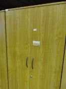 6' Stationery Cabinet in Light Oak Finish