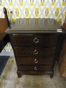 Stag Four Drawer Bedside Cabinet