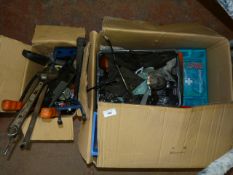*Box Containing Assorted Tools, First Aid Kit, Etc