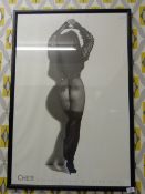 Framed Photograph by Herb Ritts of Cher