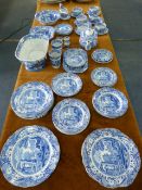 Large Collection of Copelands Including; Plates, Bowls, Tureens, Teapots, Etc
