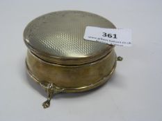 Small Silver Trinket Box