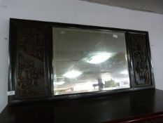 Chinese Carved Wall Mirror