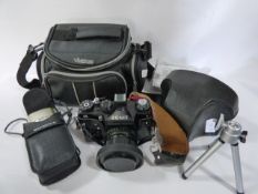 Zenith Camera, a Practicate Camera and an Olympus Instant, Etc