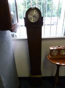 Quartz Granddaughter Clock in Oak Case