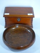Oak Trinket Box and Oak Fruit Bowl