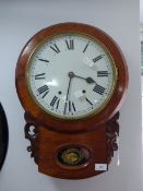 American Drop Dial Wall Clock S.Thomas