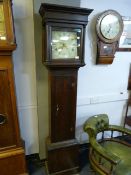 T. Shepard Wooton 1700's Cottage, Oak Longcase Clock