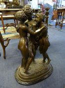 Large Bronze Group of 
