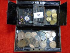 Assorted Coinage, Etc (In Cash Tin)