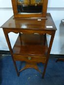 Small Mahogany Wash Stand