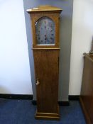Art Deco Westminster Chimes Oak Cased Grandaughter Clock