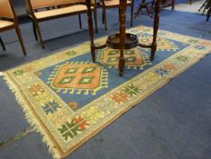 Handmade Geometric Pattern Rug