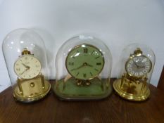 Three Domed Clocks