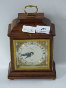 Small Mahogany Cased Mantel Clock