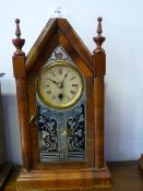 Walnut Cased Stepal Clock