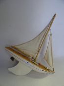 Small Model of a Star Yacht 